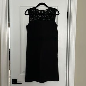 Tory Burch Black Sleeveless Lace Too Dress